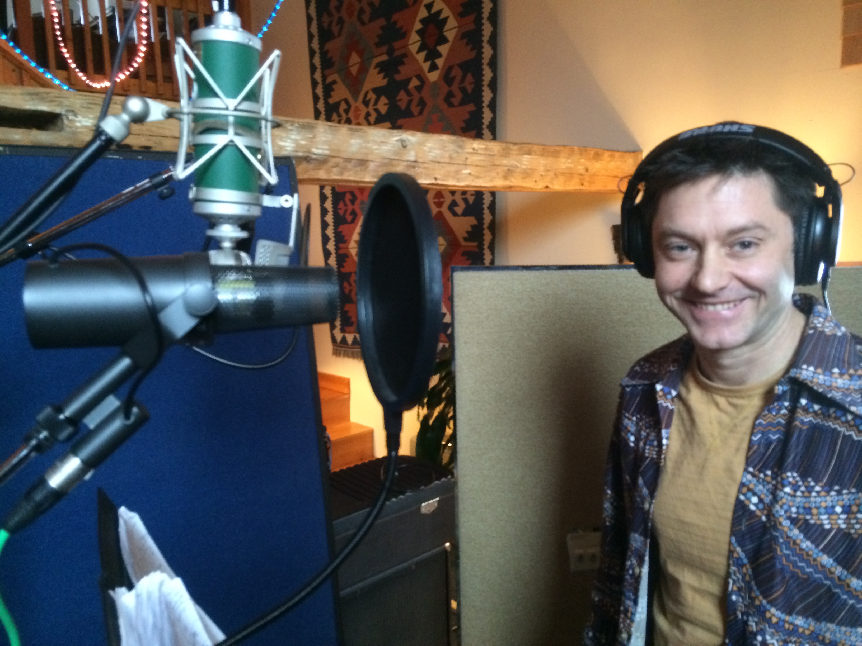 A portrait taken in a recording studio